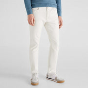 Brand Ctf slim fit stretchable white mens cotton jeans