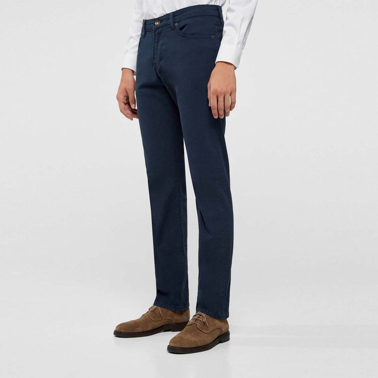 Brand Ctf slim fit stretchable navy blue mens cotton jeans