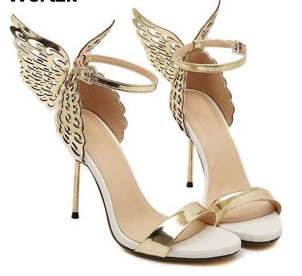 2019 Brand women pumps Butterfly high heel pumps shoes for women sexy peep toe high heels sandals party shoes woman E225