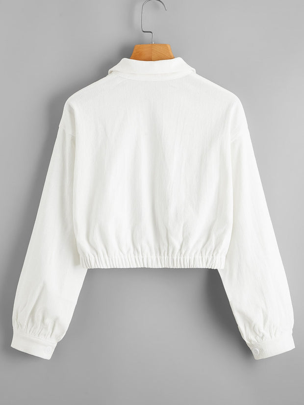 Butterfly Half-zip Sweatshirt
