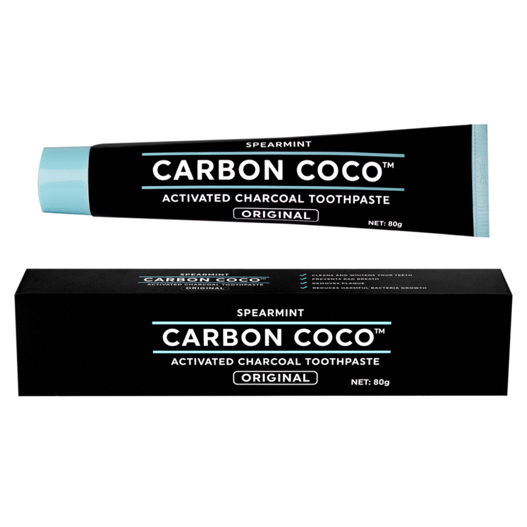 Activated Charcoal Toothpaste fluoride free - Duo Pack