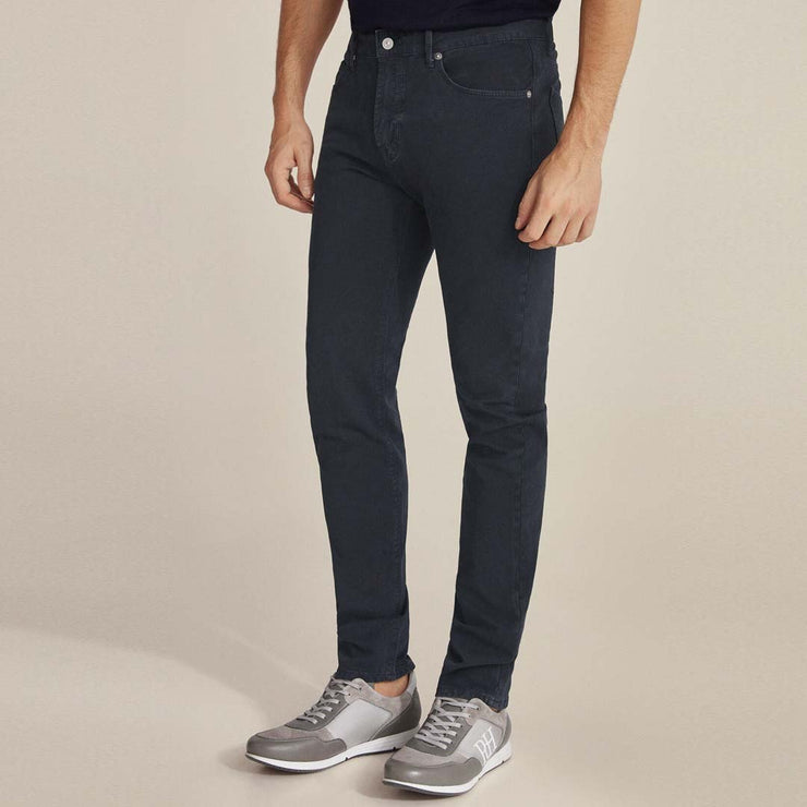 Brand Ctf slim fit stretchable dark blue mens cotton jeans
