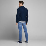 Jack & Jhn light blue slim fit stretchable jeans for men