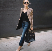 Sexy Ladies Blazer Leopard Print Blazer For Women Long Sleeve Coat Women Blazers For Office Plus Size Womens Blazers And Jackets