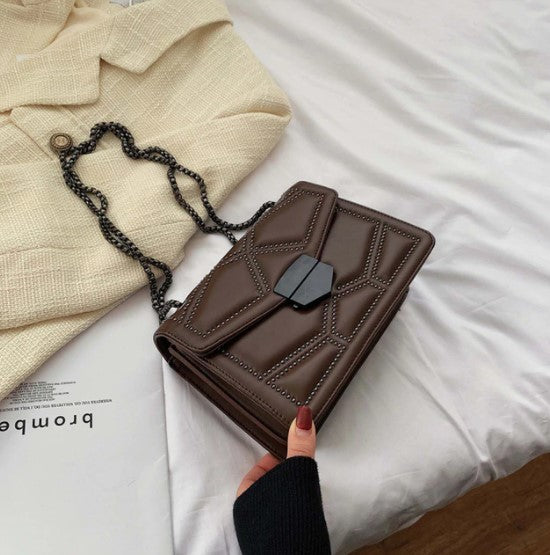 Rivet Chain Small Crossbody Bags For Women 2020 Shoulder Messenger Bag Lady Luxury Handbags