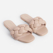 2021 Fashion Flat Slippers Women Weave Slides Sandal Ladies Mules Outdoor Beach Lady Shoes Woman Home Slippers Female Flip Flops